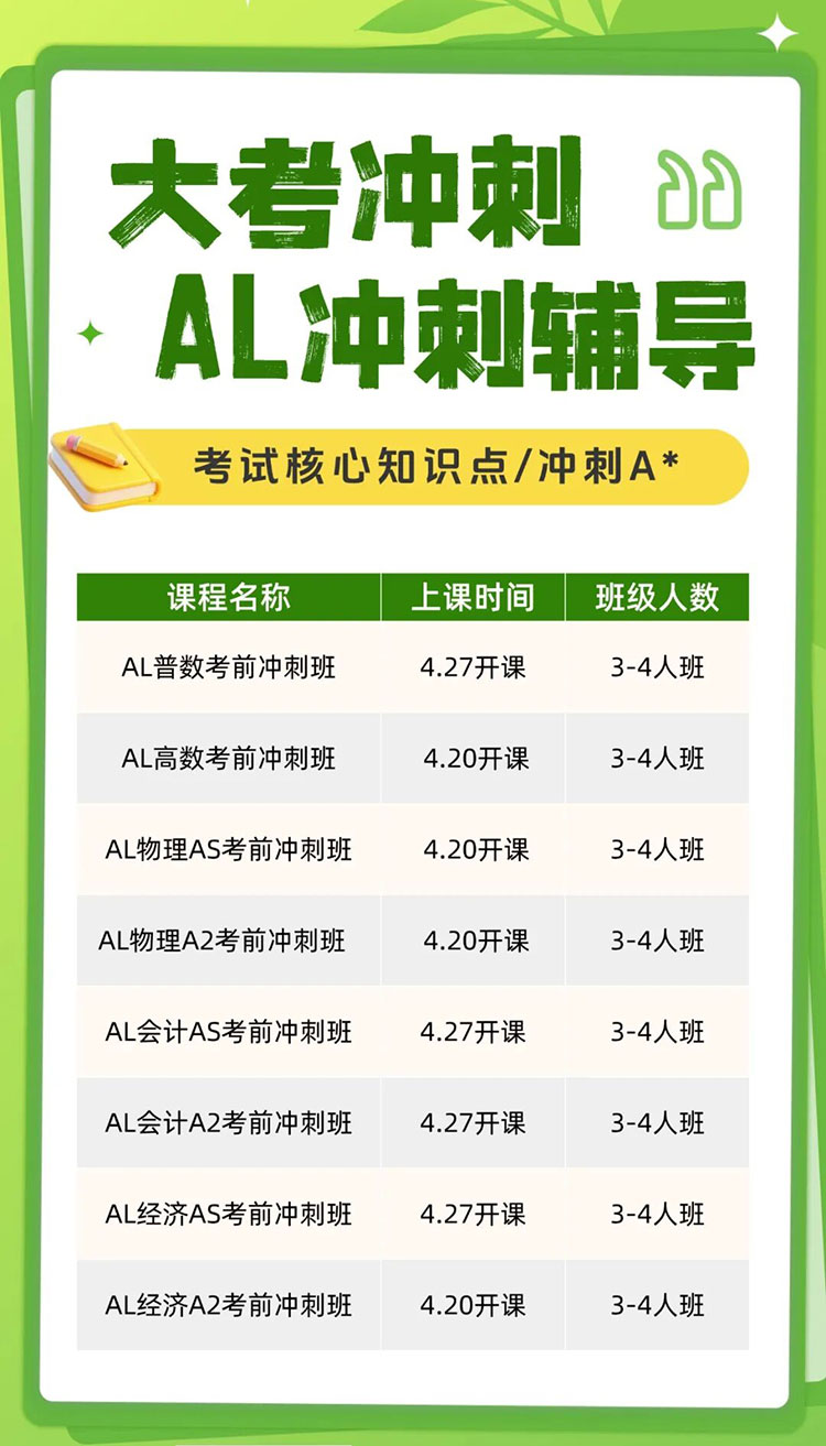 青岛朗阁ALevel考前冲刺班