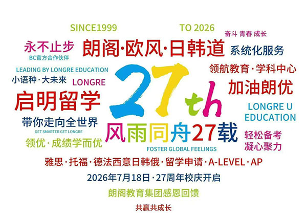 朗阁教育27周岁啦!廿七载逐梦路,校庆专属钜惠等你来! 朗阁教育27周岁啦!廿七载逐梦路,校庆专属钜惠等你来!